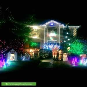 Christmas Light display at 5 Ventura Avenue, Narwee