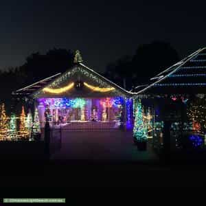 Christmas Light display at 26 Hampden Road, Mount Barker