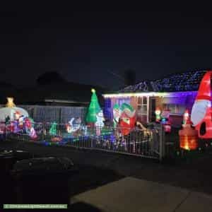 Christmas Light display at 6 Allambi Street, Ashwood