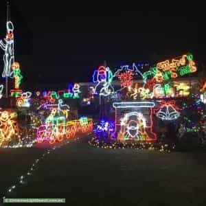 Christmas Light display at 41 Armstein Crescent, Werrington