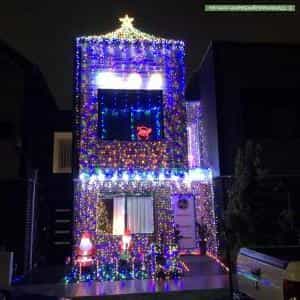 Christmas Light display at 94 Emmeline Row, Rowville