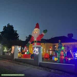 Christmas Light display at 12 Duncan Avenue, Greensborough