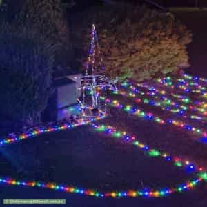 Christmas Light display at 21 Mary Crescent, Craigmore