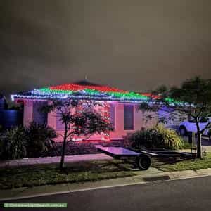 Christmas Light display at 10 Melville Road, Officer