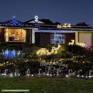 Christmas Light display at 6 The Common, Onkaparinga Hills