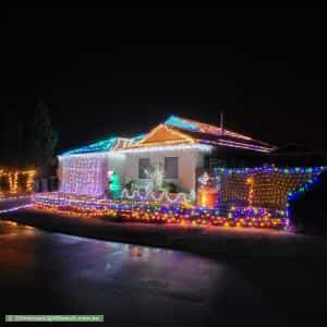 Christmas Light display at 17 Gingerale Circle, Byford