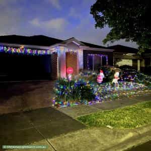 Christmas Light display at 6 Sanctuary Crescent, Rowville