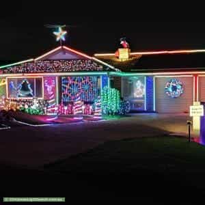 Christmas Light display at 2 Keon Place, Quakers Hill