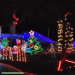Christmas Light display at 66 Army Road, Boronia