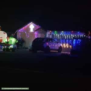 Christmas Light display at 17 Zamia Rise, Yanchep