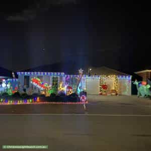 Christmas Light display at 14 Plaimar Ramble, Byford