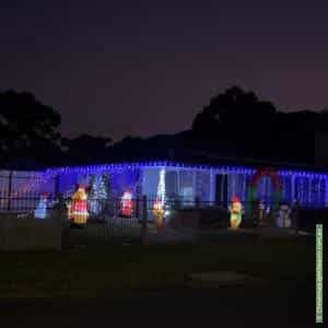 Christmas Light display at 9 Deed Drive, Pakenham