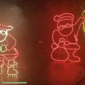Christmas Light display at  Tetoora Close, Rowville