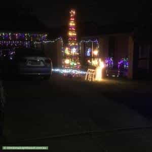 Christmas Light display at 4 Hart Court, Gladstone Park