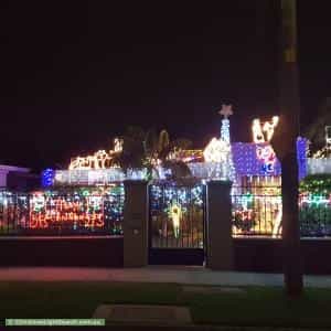 Christmas Light display at  Romilly Crescent, Mulgrave