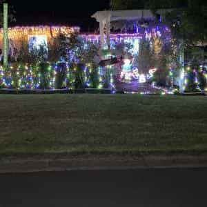 Christmas Light display at 4 Celia Court, Yarra Glen