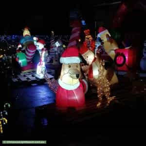 Christmas Light display at 28 Vannam Drive, Ashwood