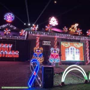 Christmas Light display at 9 Boydaw Road, Ormeau