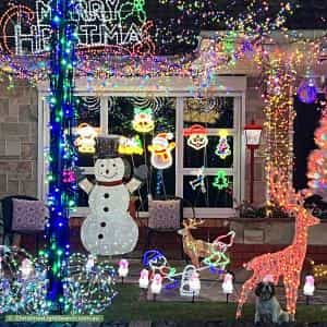 Christmas Light display at 1 McBeath Street, Hectorville