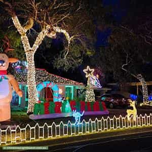 Christmas Light display at 39 Wyatt Street, Ocean Grove