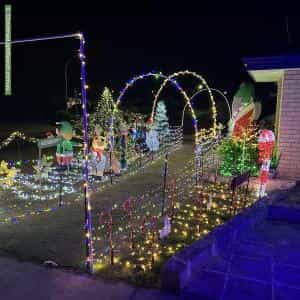 Christmas Light display at 25 Clarafield Meander, Tapping