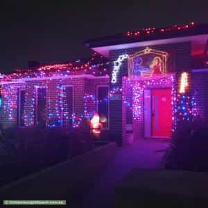 Christmas Light display at 17 Clarendon Drive, Keysborough