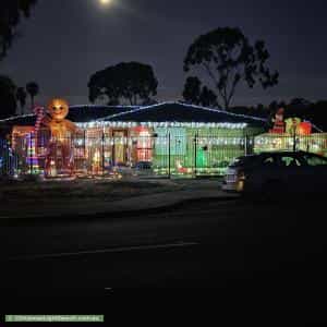 Christmas Light display at 25 Camelot Drive, Paralowie