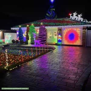 Christmas Light display at 105 Goldmark Crescent, Cranebrook