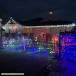 Christmas Light display at 75 Martins Road, Paralowie