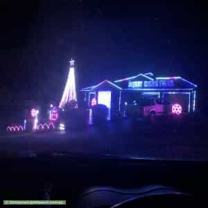 Christmas Light display at 2 The Crest, Chandlers Hill