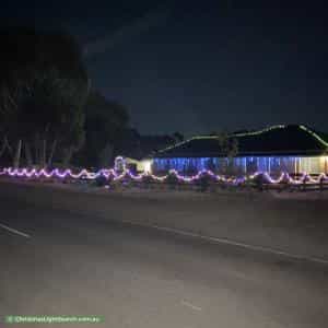 Christmas Light display at 165 Dawkins Road, Lewiston
