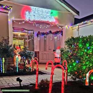 Christmas Light display at 294 Sultana Road East, Forrestfield