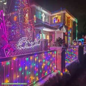 Christmas Light display at 1B Park Street, Merrylands