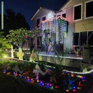 Christmas Light display at 14 Bazille Crescent, Tapping