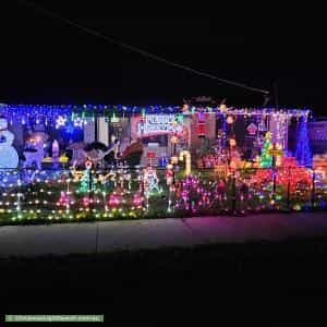 Christmas Light display at 43 Purchas Street, Werribee