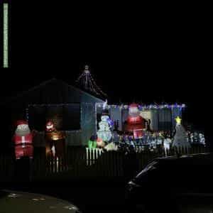 Christmas Light display at 9 Murphy Crescent, Traralgon