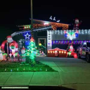 Christmas Light display at  11 Advocate Drive, Kingston