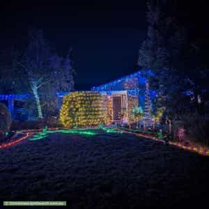 Christmas Light display at  22 Concord Drive, Old Reynella