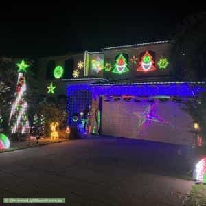 Christmas Light display at  10A Thomas Way, Kardinya