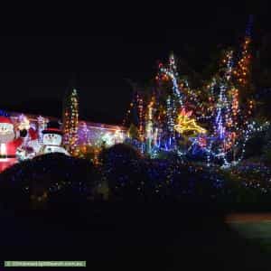 Christmas Light display at 5 Laughton Court, Altona Meadows