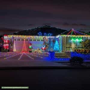 Christmas Light display at 78 Northerly Drive, Harrisdale