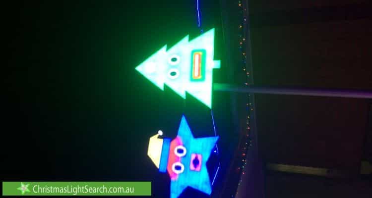 Christmas Light display at 8 Cassowary Close, Carrum Downs
