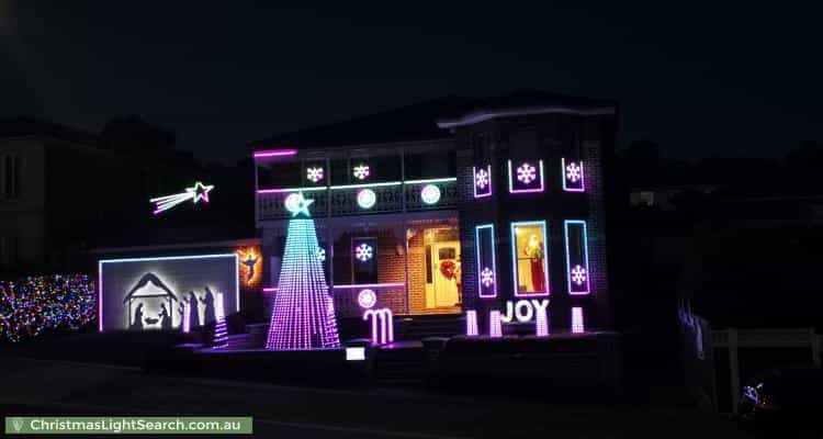 Christmas Light display at 30 Jacaranda Drive, Diamond Creek