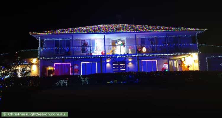 Christmas Light display at 5 Goldthorp Court, Frankston South