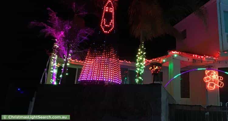 Christmas Light display at 10 Wellya Crescent, South Yunderup