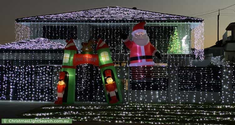 Christmas Light display at 82 Hanworth Street, Balcatta