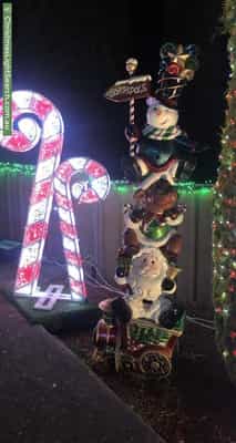 Christmas Light display at 7A Bartholomew Avenue, Lobethal