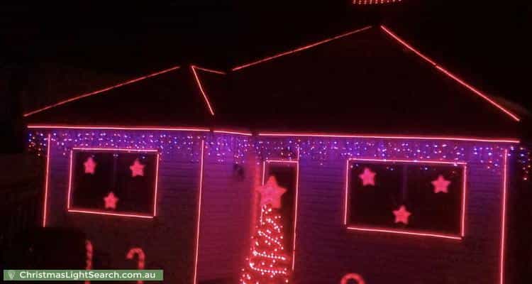 Christmas Light display at 37 Boundary Road, Heathcote