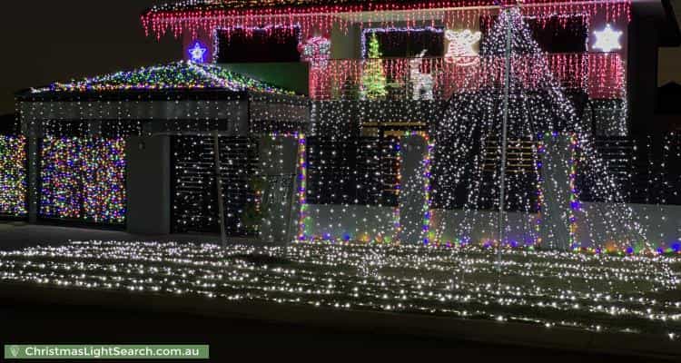 Christmas Light display at 82 Hanworth Street, Balcatta