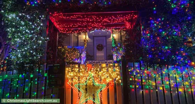 Christmas Light display at 79 Virginius Street, Padstow